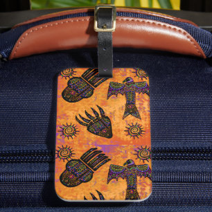 Southwestern Art Luggage Tag