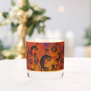 SOUTHWESTERN ART WHISKEY GLASS