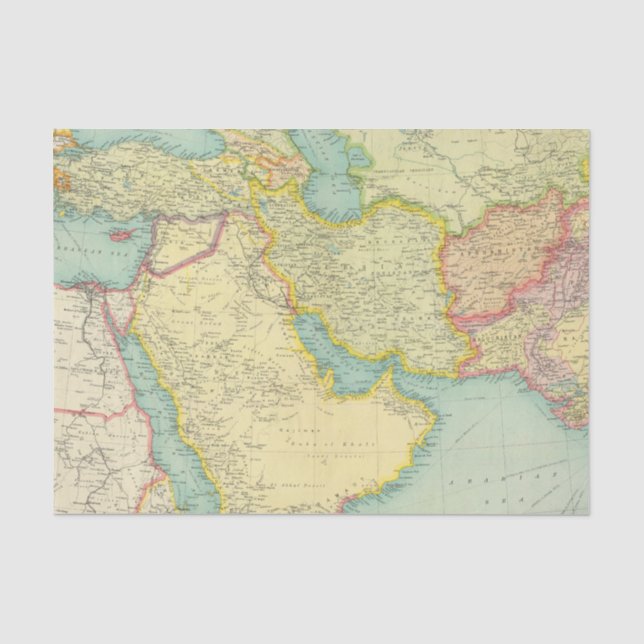 Southwestern Asia Tissue Paper (Front)