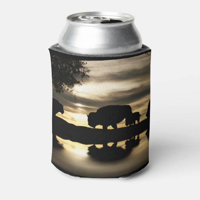 Southwestern Baffalo In the Sunset Can Cooler (Can Back)
