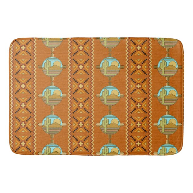 Southwestern  bath mat (Front)