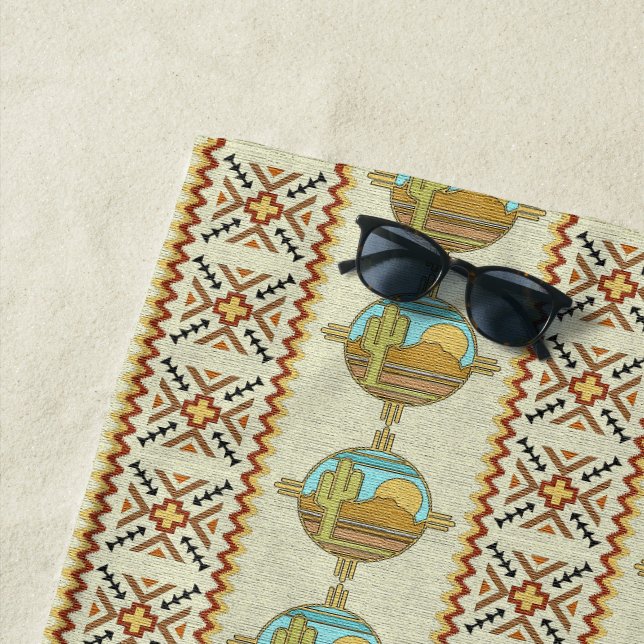 Southwestern  beach towel (In Situ)