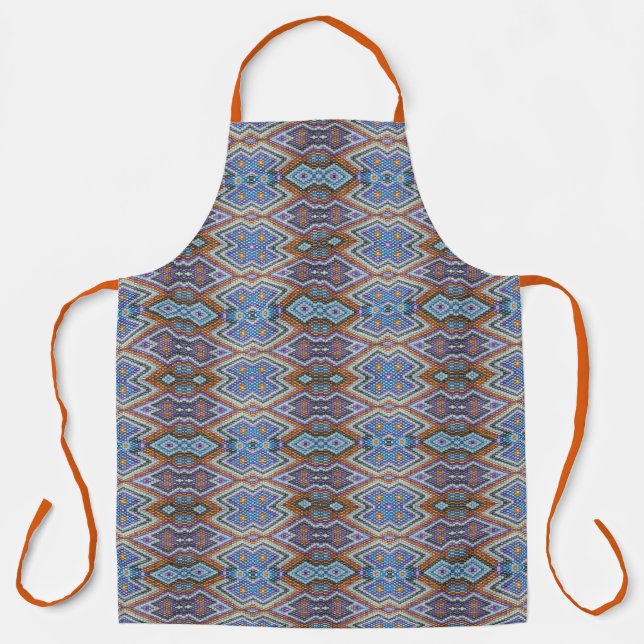 Southwestern Bead Art Apron (Front)