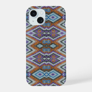 Southwestern Bead Art iPhone 15 Case