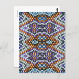 Southwestern Bead Art Postcard