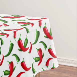Southwestern Chilli pepper pattern tablecloth
