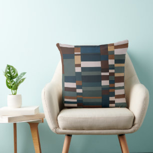  Southwestern Colors Geometric Color Block Pattern Cushion