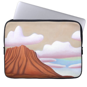 Southwestern Desert and Mesa Minimalist Art Laptop Sleeve