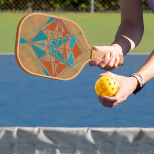 Southwestern Desert Indian Star Man Design Art Pickleball Paddle