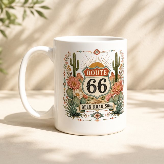 Southwestern Desert Route 66 Keepsake Coffee Mug (Creator Uploaded)