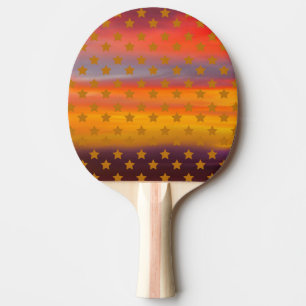 Southwestern Desert Stars And Stripes Abstract Art Ping Pong Paddle