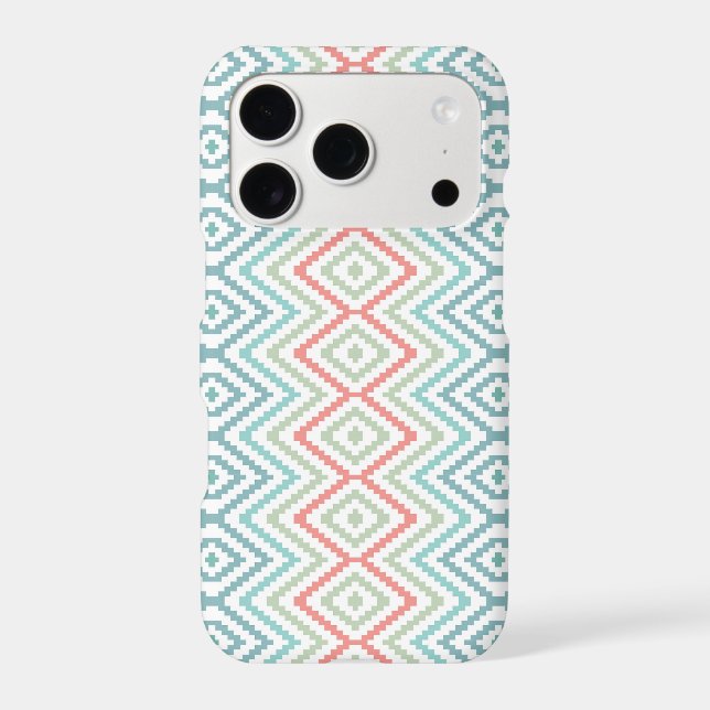 Southwestern Diamond Pixel Geometric Pattern (Back)