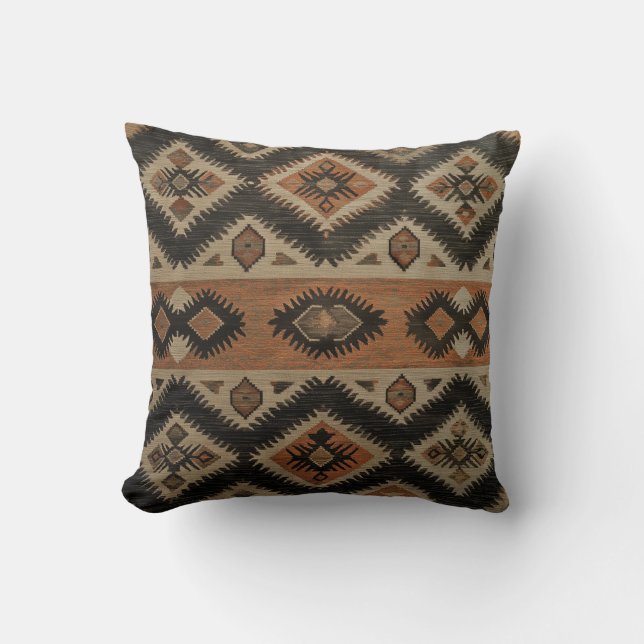 Southwestern Diamond Tribal Pillow (Front)