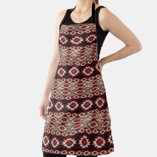 Southwestern ethnic native pattern apron