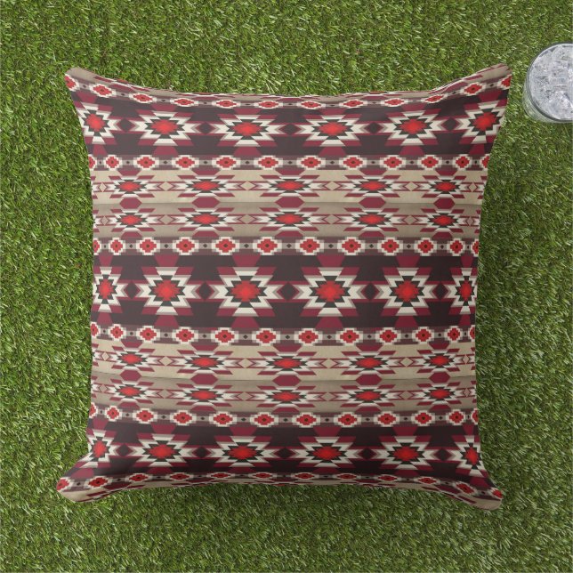 Southwestern ethnic native pattern cushion (Grass)