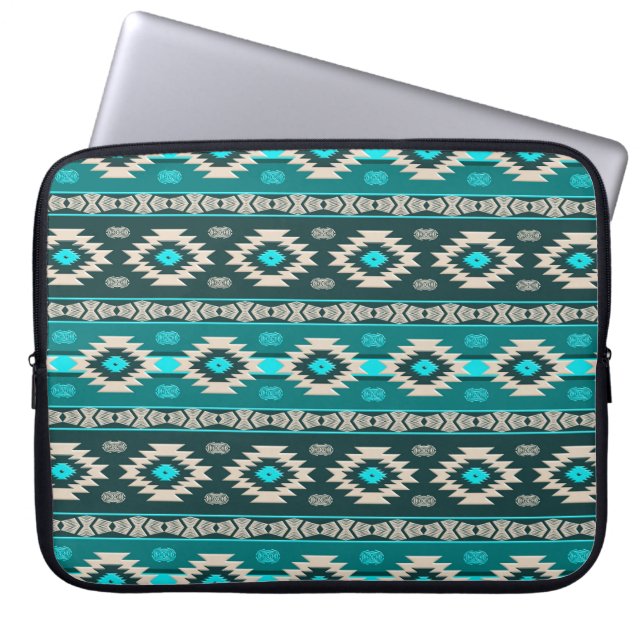 Southwestern ethnic tribal pattern. laptop sleeve (Front)