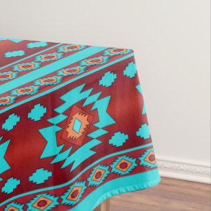 Southwestern ethnic tribal pattern. tablecloth