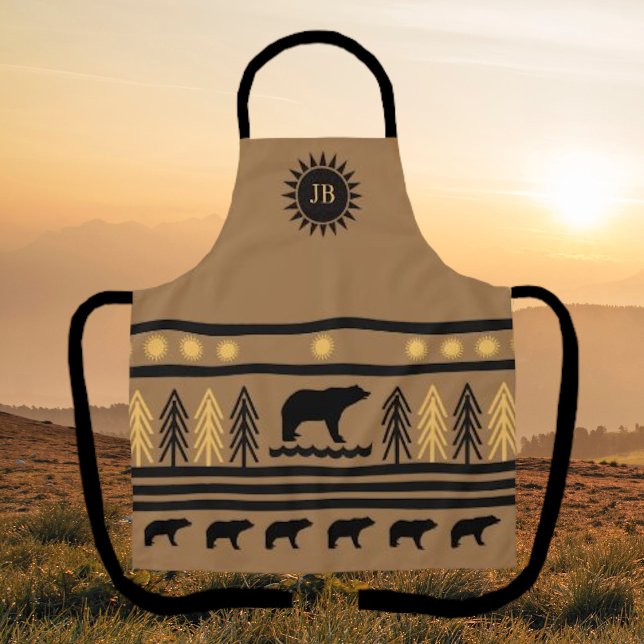 Southwestern Fall Harvest Navajo Black Bear Apron (Creator Uploaded)