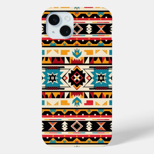Southwestern Geometric Art Case-Mate iPhone Case (Back)