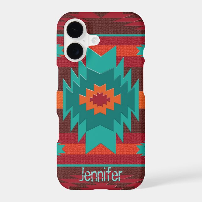 Southwestern geometric pattern. (Back)
