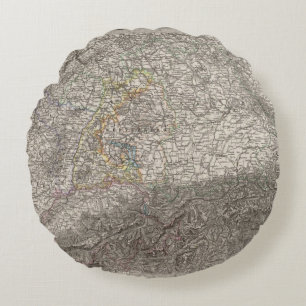 Southwestern Germany and Switzerland Round Cushion