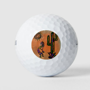 SOUTHWESTERN  KOKOPELLI ART      GOLF BALLS