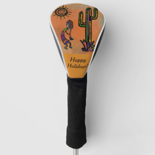 SOUTHWESTERN KOKOPELLI ART GOLF HEAD COVER