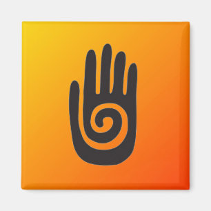 Southwestern Native American Hand Symbol Magnet