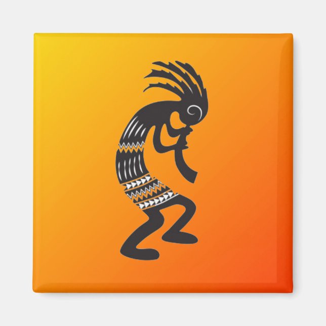 Southwestern Native American Kokopelli Magnet (Front)