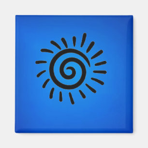 Southwestern Native American Sun Symbol Magnet