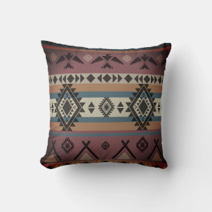 Southwestern Native American Tribal Pattern Cushion