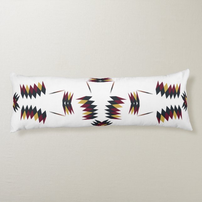 Southwestern Native Art Pattern Body Cushion (Back)