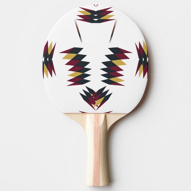 Southwestern Native Pattern Ping Pong Paddle (Front)