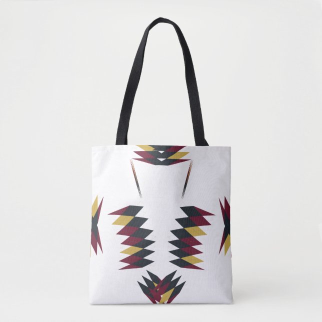 Southwestern Native Pattern Tote Bag (Front)