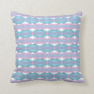 Southwestern navajo ethnic tribal pattern. cushion