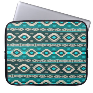 Southwestern navajo ethnic tribal pattern. laptop sleeve
