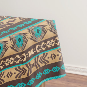Southwestern navajo ethnic tribal pattern. tablecloth