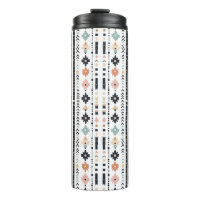 Southwestern Navajo Inspired Geometric Cream Teal