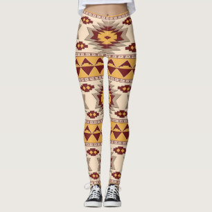 Southwestern navajo tribal pattern leggings