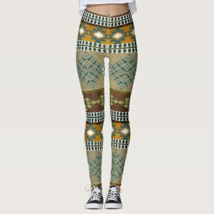 Southwestern navajo tribal pattern leggings