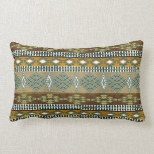Southwestern navajo tribal pattern lumbar cushion