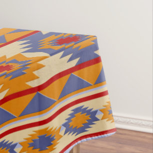 Southwestern navajo tribal pattern tablecloth