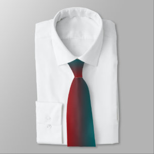 Southwestern Orange Red Turquoise Rainbow Stripes Tie