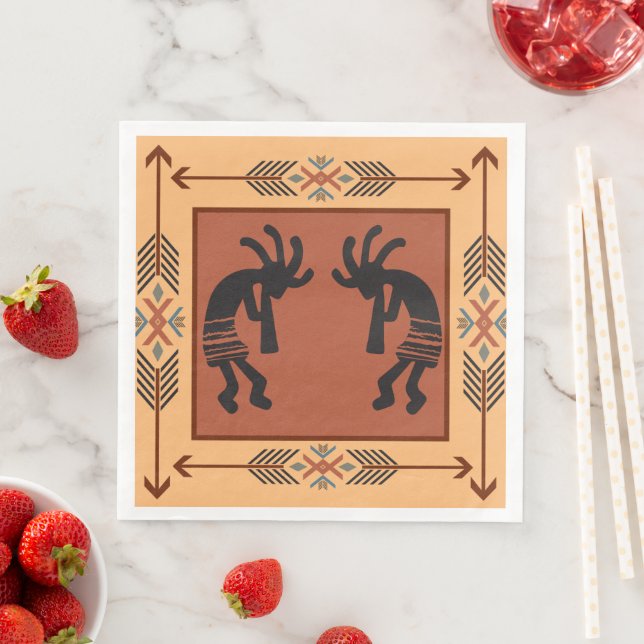 Southwestern Party Kokopelli Napkins (Insitu)