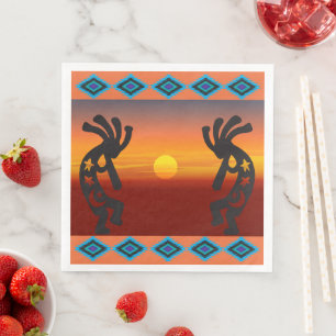 Southwestern Party Kokopelli Napkins