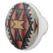 Southwestern pattern ceramic knob