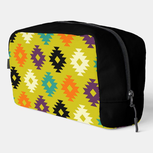 Southwestern Pattern Dopp Kit (Right Corner)