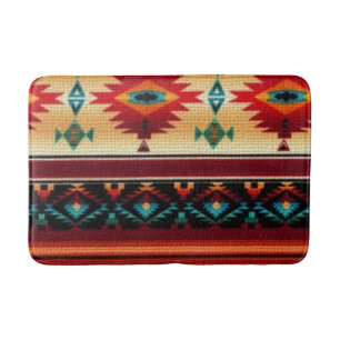 Southwestern pattern fun medium bathmat
