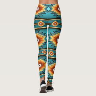 southwestern pattern leggings
