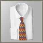 Southwestern Red Gold and Blue Pattern  Tie<br><div class="desc">Red ,  gold and blue Aztec inspired pattern.  Stylish!</div>